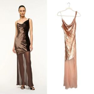 RARE! STAUD BEATON DRESS in blush